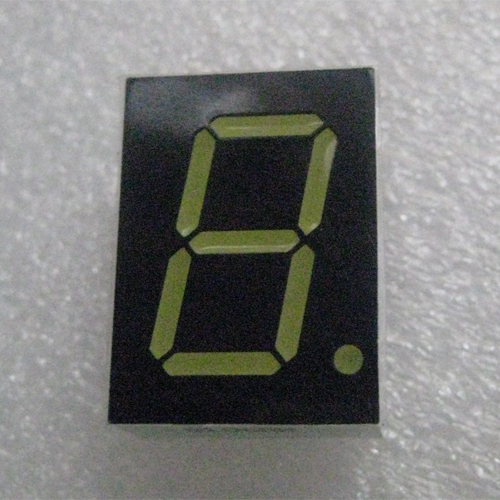 7 Segment Single Digit White LED Display 0.8 Inch Anode